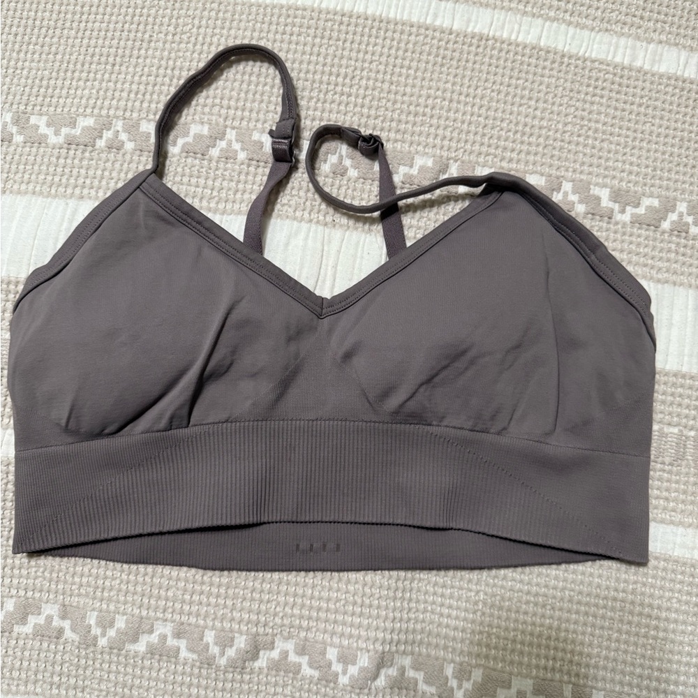 lululemon athletica Charcoal Sports Bra